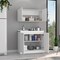 Tuhome Zurich Cabinet Set, Two Shelves, White SLB6760 - alternate 1
